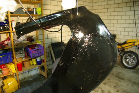 ...and after the last sprayed black layer! Buaaaa!