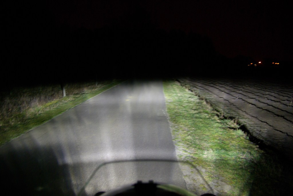 The normal, low beam light.