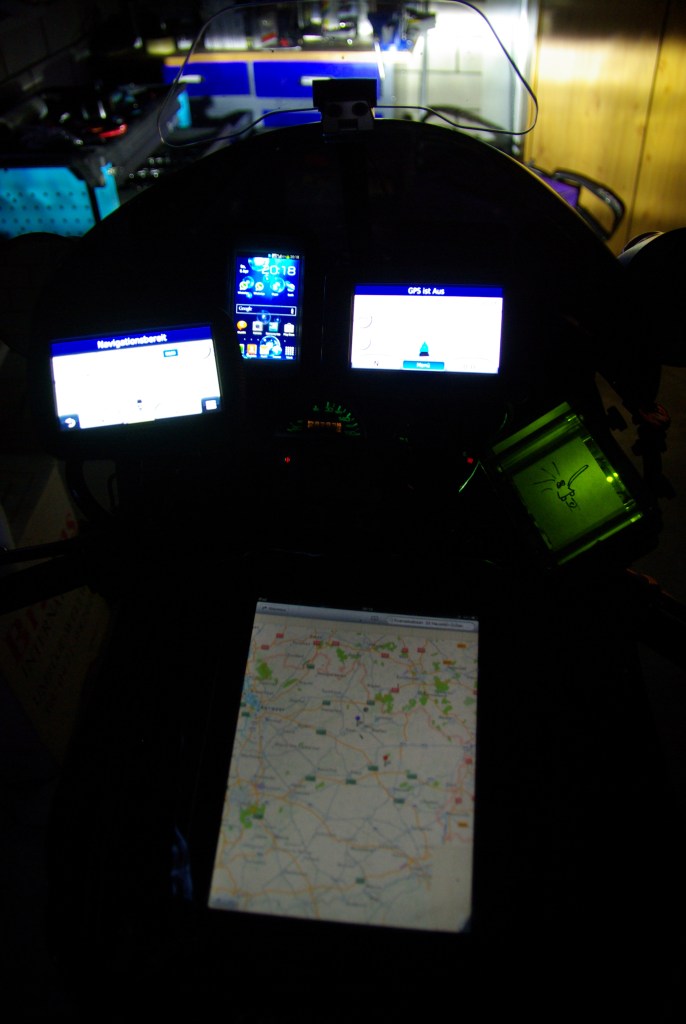 My cockpit at night.