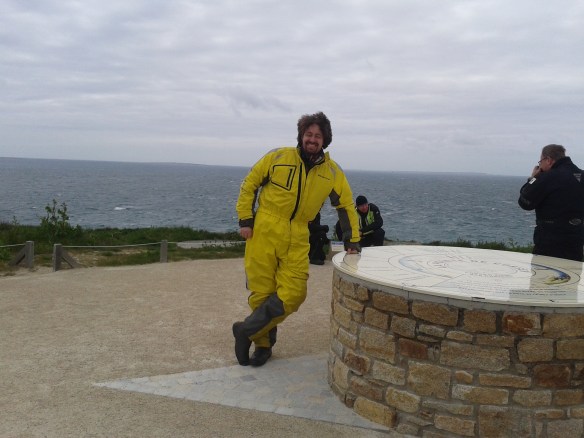 Pointe de Corsen, end of the Saddle Sore 3000 - mission accomplished!