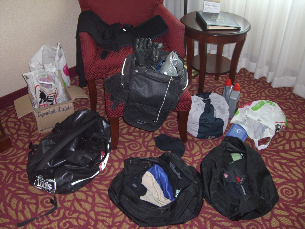 ...the luggage also still needs to be prepared...