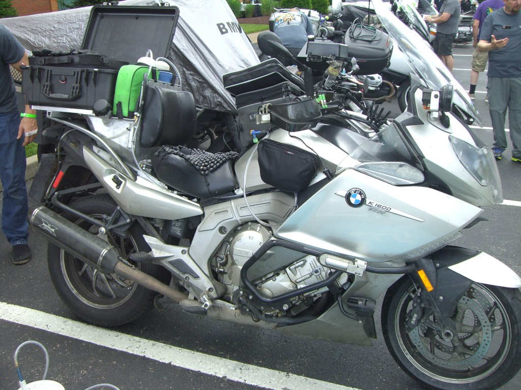 The bike of Ken Meese, one of the top riders and a candidate for top 3