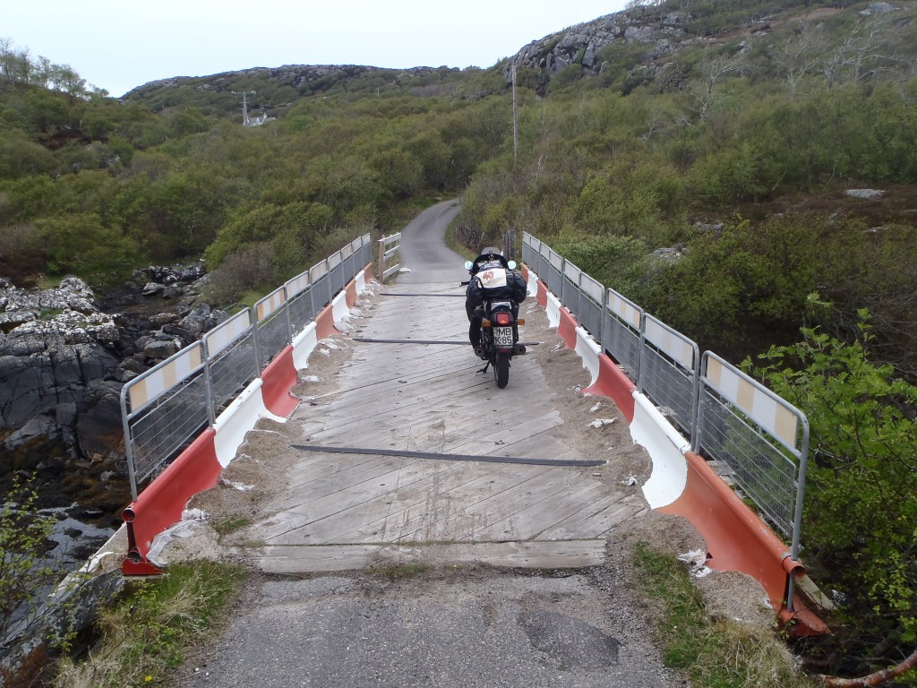 3:39 p.m. Lochan Saile. A bridge in the middle of nowhere in Northwest Scotland.