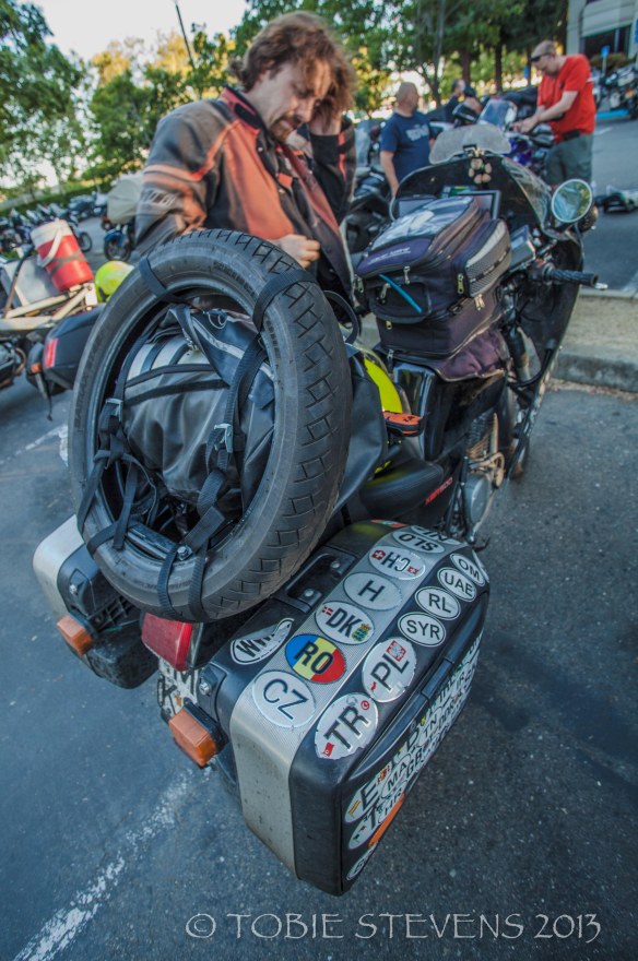 After the long ride to Sacramento