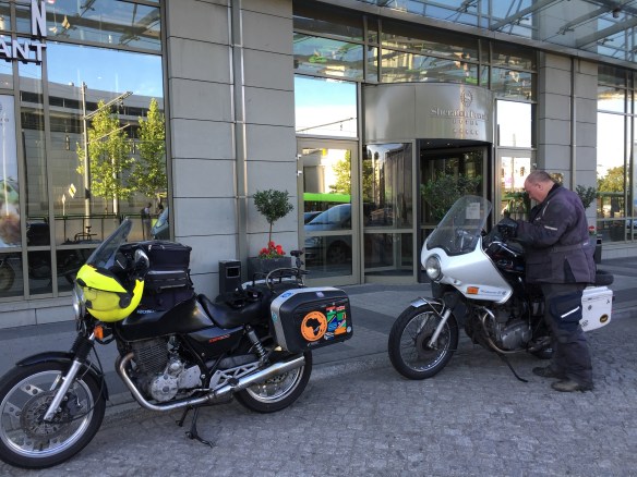 A beautiful sight. And our bikes.