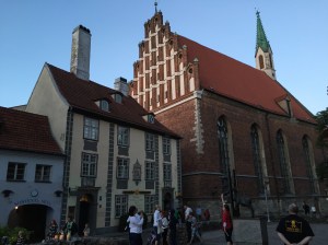 In Riga with John Young.